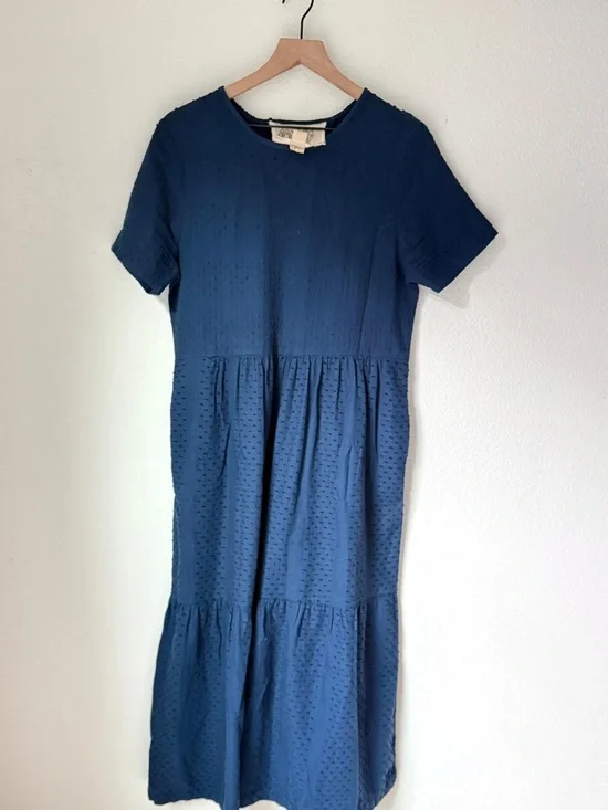Ace & Jig Navy Marie Maxi Dress in Cosmos - Large - GUC - Picture 3 of 7